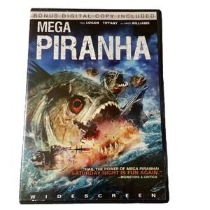 Mega Piranha Dvd Monsters Creatures Horror Campy Gore 2010 Paul Logan Tiffany
